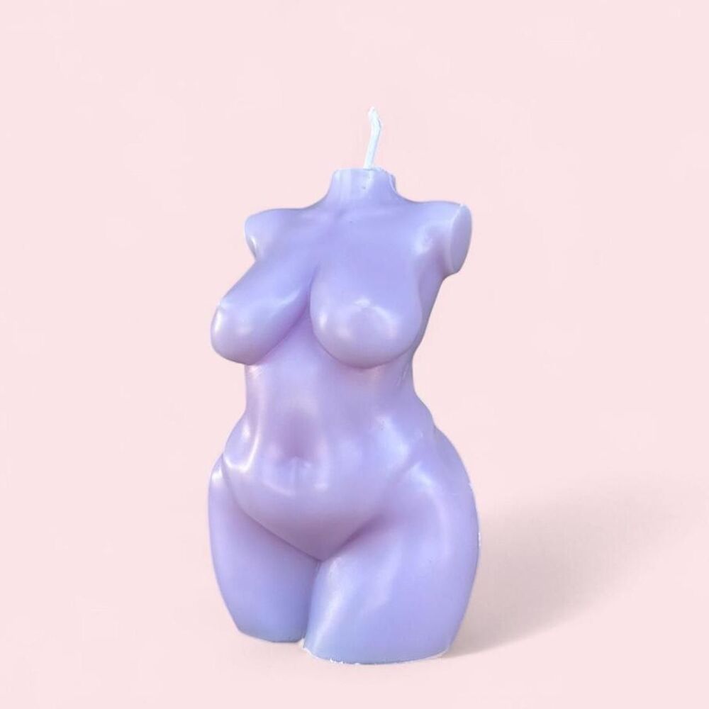 Lavender Plus Size Goddess Candle/ Venus candle